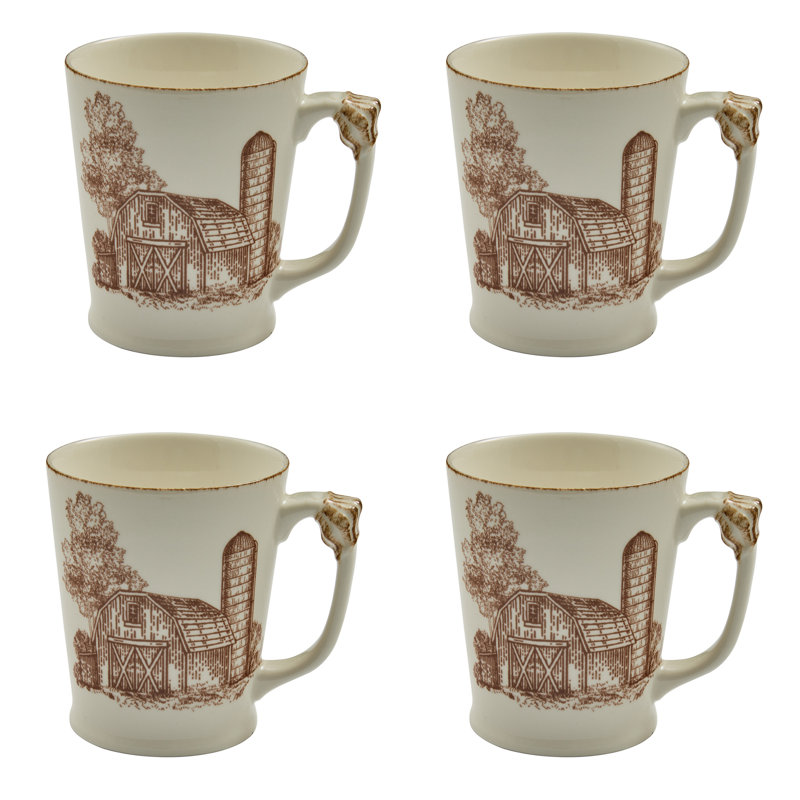 Ensemble de 4 tasses en toile Park Designs