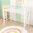 Metal Loft Bed with Guardrails, Ladder and Slats-1437149940