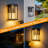 Solar LED Outdoor Wall Sconce With Motion Sensor And Dusk To Dawn Function, IP65 Waterproof, Easy Installation, 4000K Warm White Light For Porch, Front Door, Patio, And Garage