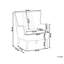 Dao Upholstered Wingback Chair-2030494832