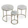 Alexy Marble Nesting End Table