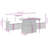 Vidaxl Garden Sofa Set
