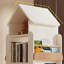 Bibliothèque rotative Beige