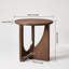 Table d'appoint en bois naturel, table d'appoint simple pour bureau, 50 cm de hauteur, style rustique, convient à une chambre ou un balcon.