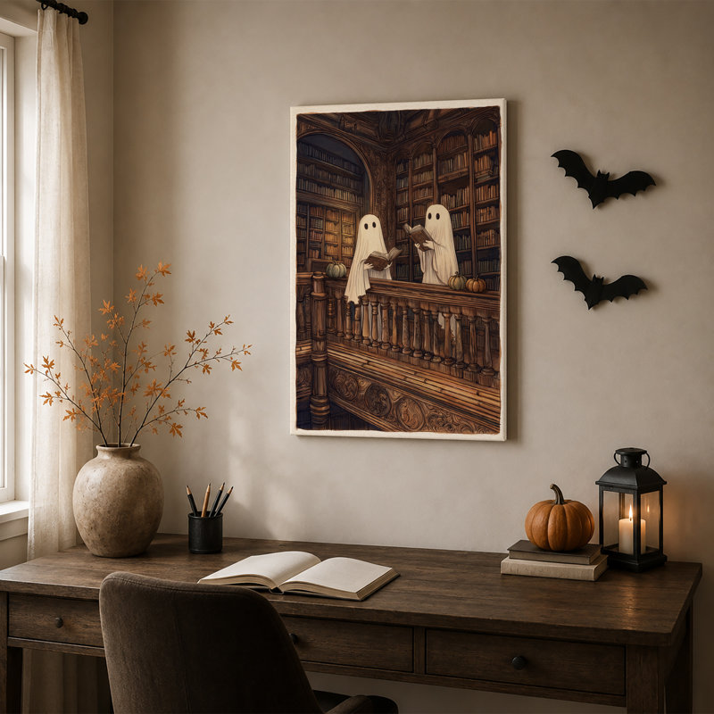 Art blanc sur toile, bibliothèque blanche, H 24 po x l 16 po
