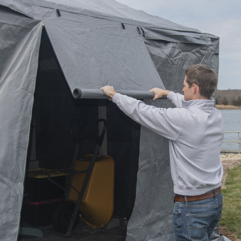 Housse d'hiver pour abris de jardin et accessoires de pavillon de jardin Sojag, H 82,7 po x l 119,3 po x P 119,3 po