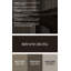 Art mural horizontal en métal rayé horizontal brun-brun foncé-1396070329