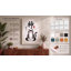 Spirit Cat with Seal Japandi - Wrapped Canvas-85585221-85585222