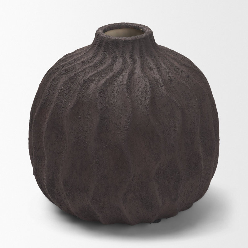 Vase décoratif en céramique, L 5,9 x l 5,9 x H 5,9