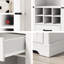75'' Tall Storage Cabinet with Led Light & Wine Grid