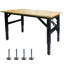 Table de travail réglable en métal avec douille et plateau