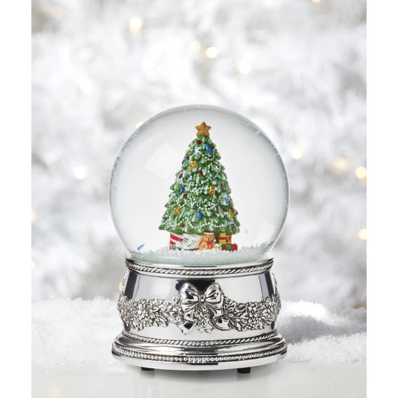 Christmas Tree Musical Snow Globe