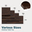 Plateau de table teint espresso Hevea de 55 po de long x 28 po de large x 1 po d'épaisseur-1119189085-1119189084