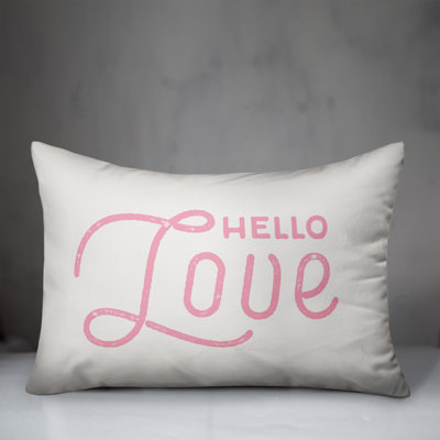  Hello Love Lumbar Pillow