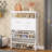 Tipping Bucket 14 Pair Shoe Rack