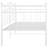 vidaXL Sofa Bed Frame Powder-coated metal Single-593701276