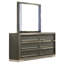Commode 6 tiroirs avec miroir Rivington