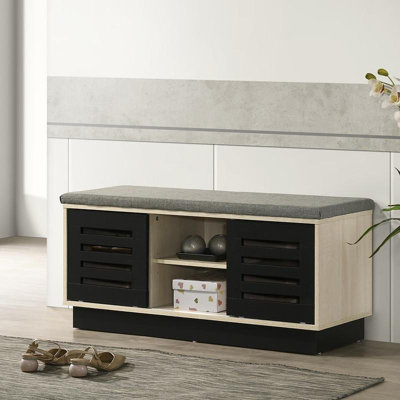 Armoire à chaussures avec portes coulissantes en chêne l 38,5 po Brio