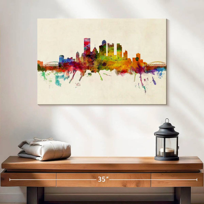 Pittsburgh, Pennsylvanie, horizon III, H 16 po x l 24 po