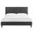 Modway Sofia Channel Tufted Performance Velvet Platform Bed-44353755-44353759