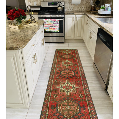 Curkell One-of-a-Kind 2'0" X 8'6" 1980s Runner Wool Area Rug