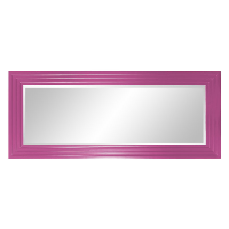 Amy Mirror, 82" x 34", Hot Pink