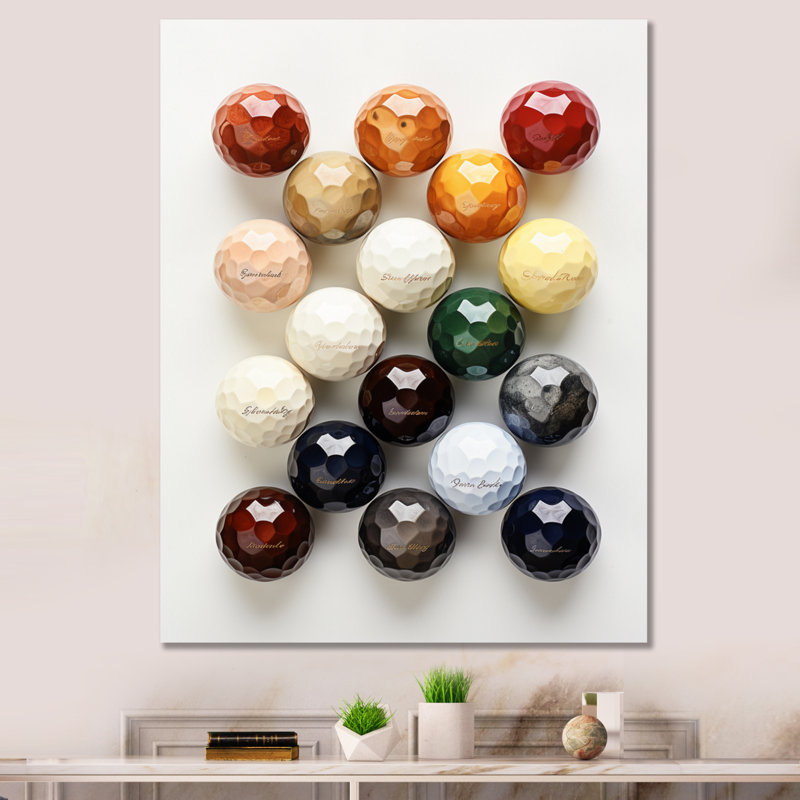 Jaevin " Minimalism Golf Tees III ", 32" H x 24" W x 1" D, Wrapped Canvas