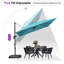 Parasol carré 9 ', sans base-936943762