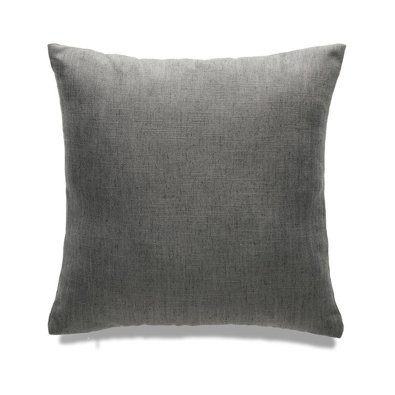 Coussin SEATTLE SOLID, 22 po x 22 po, Mélange de duvet, Gris marbre