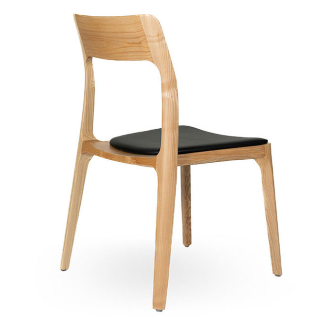 Chaise de salle à manger Modholic H, naturel (ensemble de 4), Ivoire ivoire