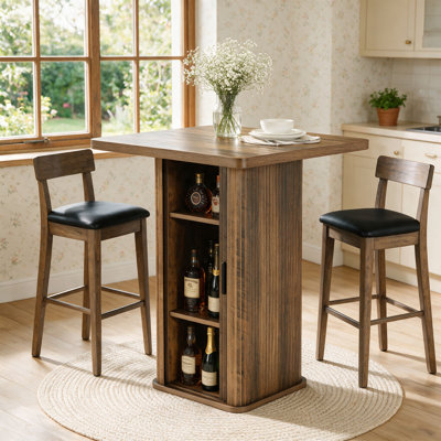 Table basse carrée 27,6 po, table basse en bois avec rangement dissimulé à 3 niveaux et portes coulissantes