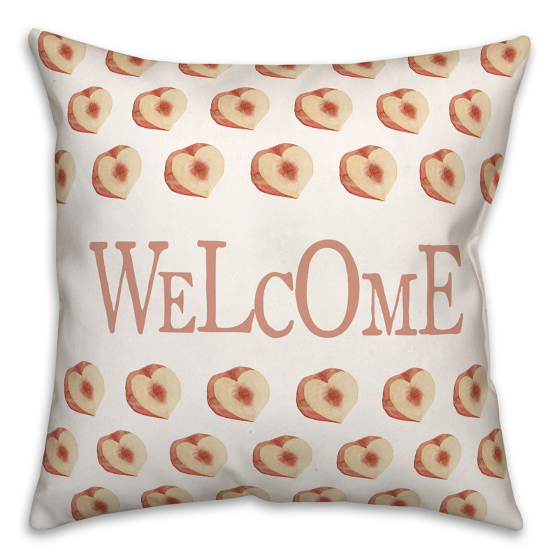 Coussin Welcome Peach Caps