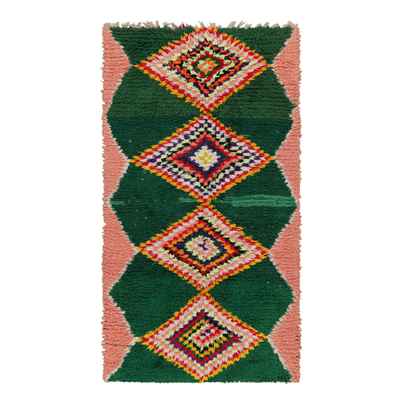 One-of-a-Kind 3'7"x7'3" Hand Knotted Area Rug