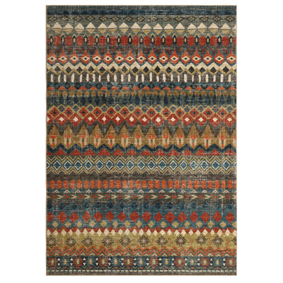 Boho Machine Washable Area Rug Non-Slip Indoor Carpet Non-Shedding Rug for Living Room Bedroom Dining Room Hallway Kitchen Office Playroom Nursery
