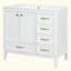 Meuble-lavabo de 36 po avec lavabo, armoire de salle de bain avec porte à fermeture en douceur, 4 tiroirs de différentes tailles, structure et pieds en bois massif, un paquet-1235584855