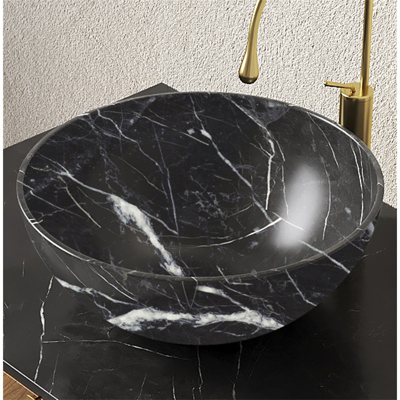 14'' Bathroom Sink, Black