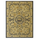 Antique Ningxia Small Scatter Size Wool Beige Rug