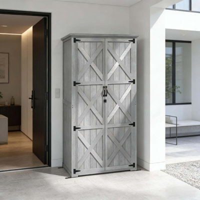 Armoire de rangement en bois