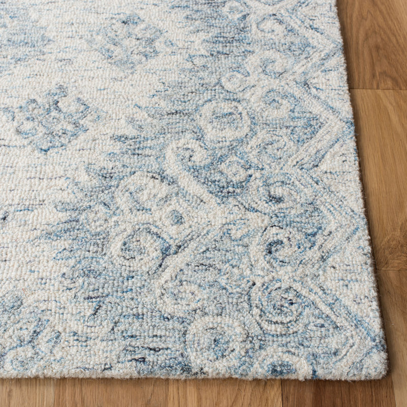 Rehoboth Hand Tufted Indian Wool Southwestern Rug, Round 5'
