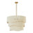 Ashli 6-Light Boho Dimmable Tiered Drum Chandelier