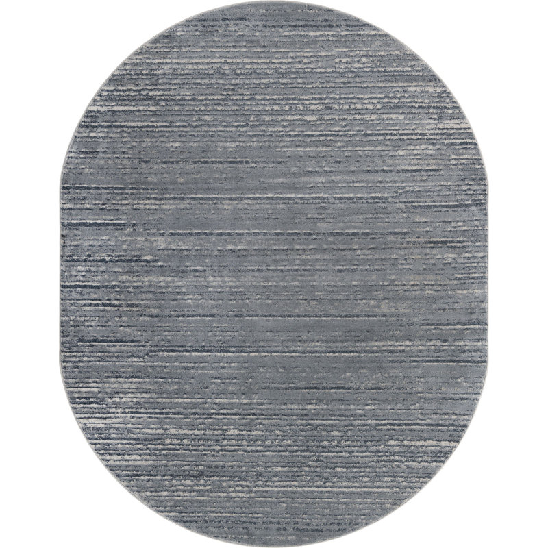 Abstract Indoor Rug, Oval 8' x 10'