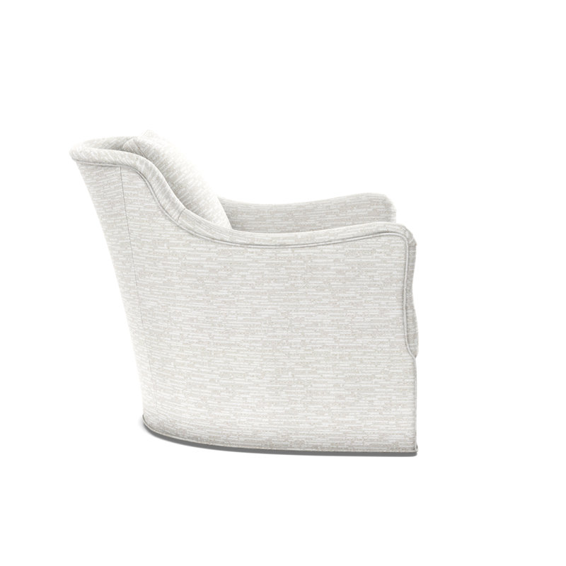 Arcadia English Arm Swivel Chair, Wild Dunes Natural