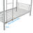 Alisiana 78" W Metal Twin-Over-Twin Bunk Bed with Built-In Ladder-1565632300