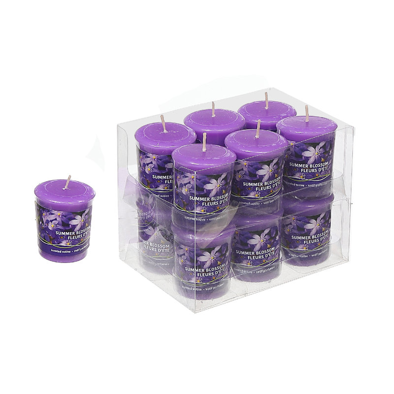 Summer Blosooms Scented Votive Candle