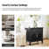 Dyals Traditional 27"Tall Nightstand Design Rattan Cabinet Doors  with Built-in Power Outlet and Adjustable Shelf (Set of 2)