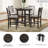 Leangelo 4 - Person Four Leg Dining Set-95210606-95210605-95210604