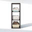 Rangement et organisation de garde-robe, Organisateur de placard à 3 cubes, Étagère ouverte, Cadre extra épais pour penderie, chambre, salon, chêne foncé-122253230
