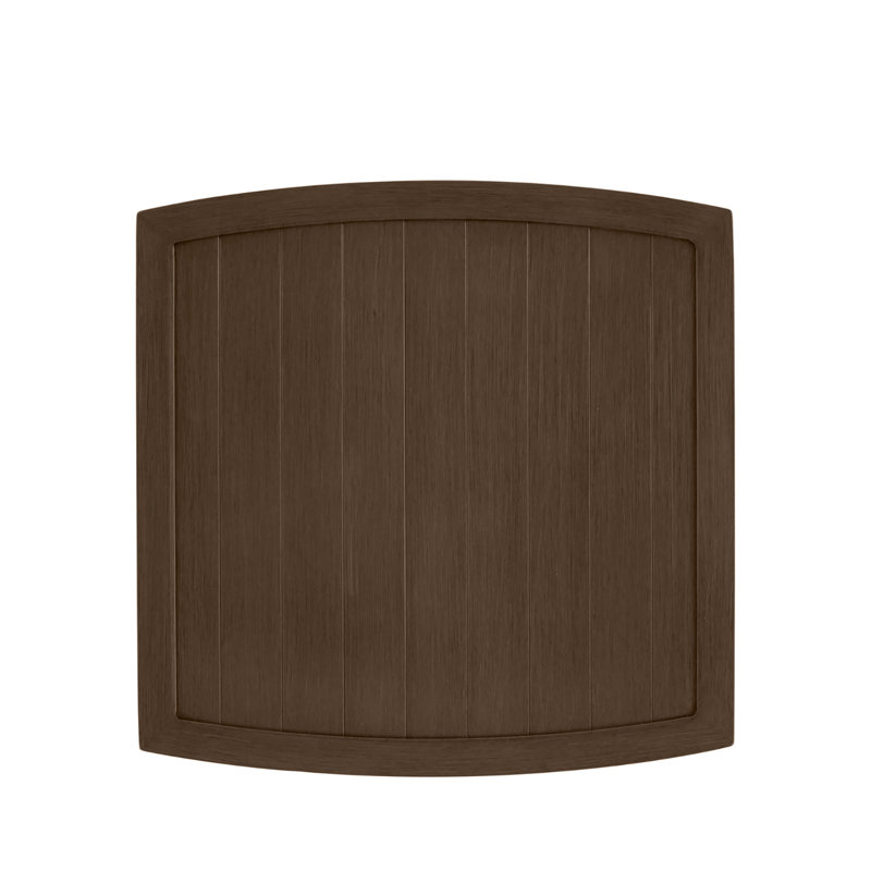 Astoria Outdoor Side Table, Raffia/Oak