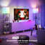 Lampe sur pied 63 po à 4 niveaux et colonne Smart App Control