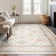 Gurpaige Traditional Oriental Brown Polyester Area Rug